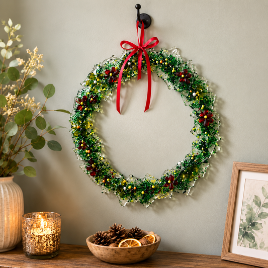 Christmas Wreath workshop (Fused glass)