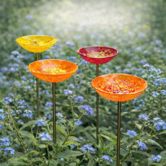 Fused Glass Bee Water Bowl - US Tariffs included