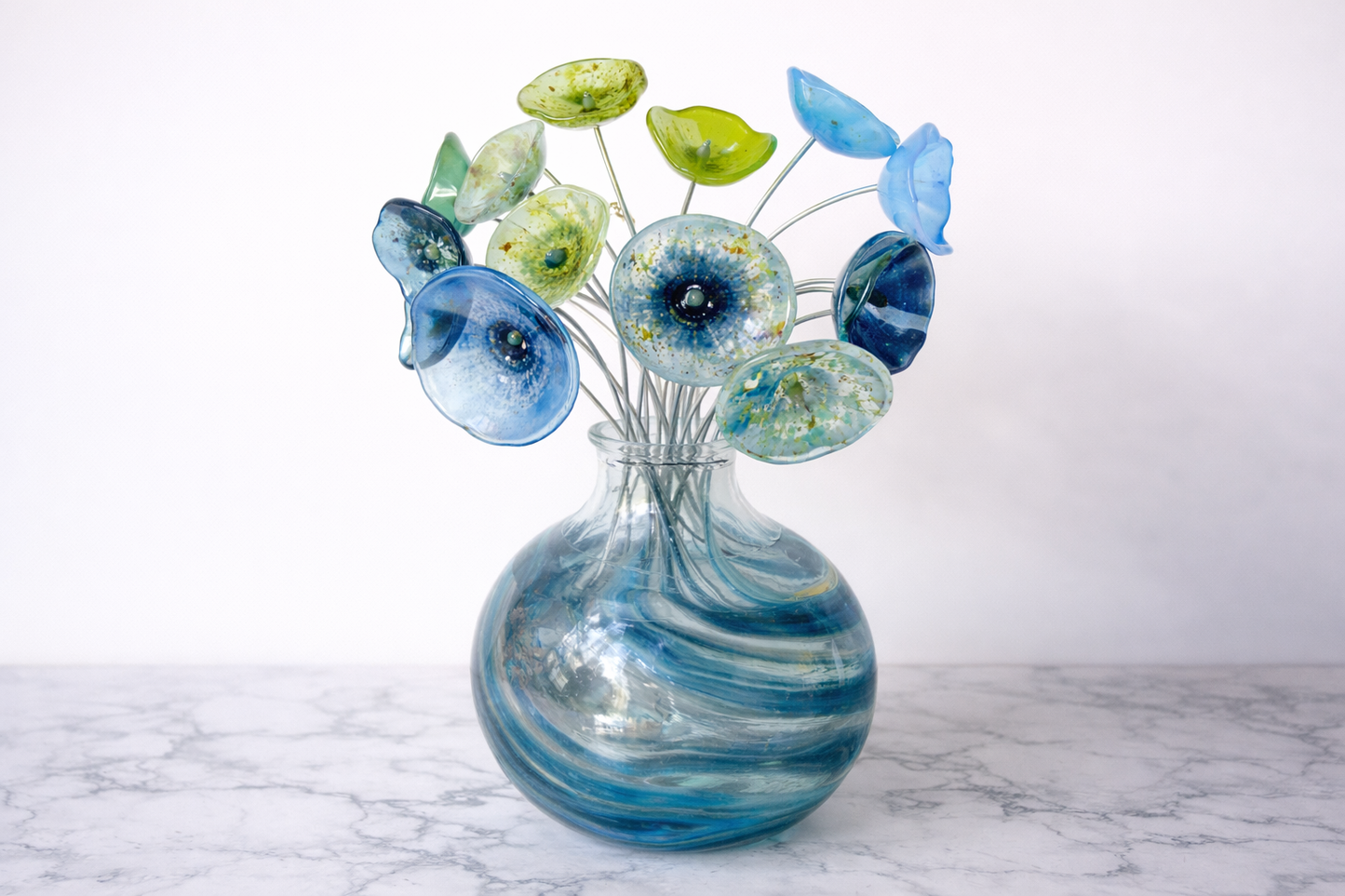 Workshop - Bicester East Community Centre, Make your own bouquet of fused glass flowers - Saturday 25th July 2.30-4.30pm