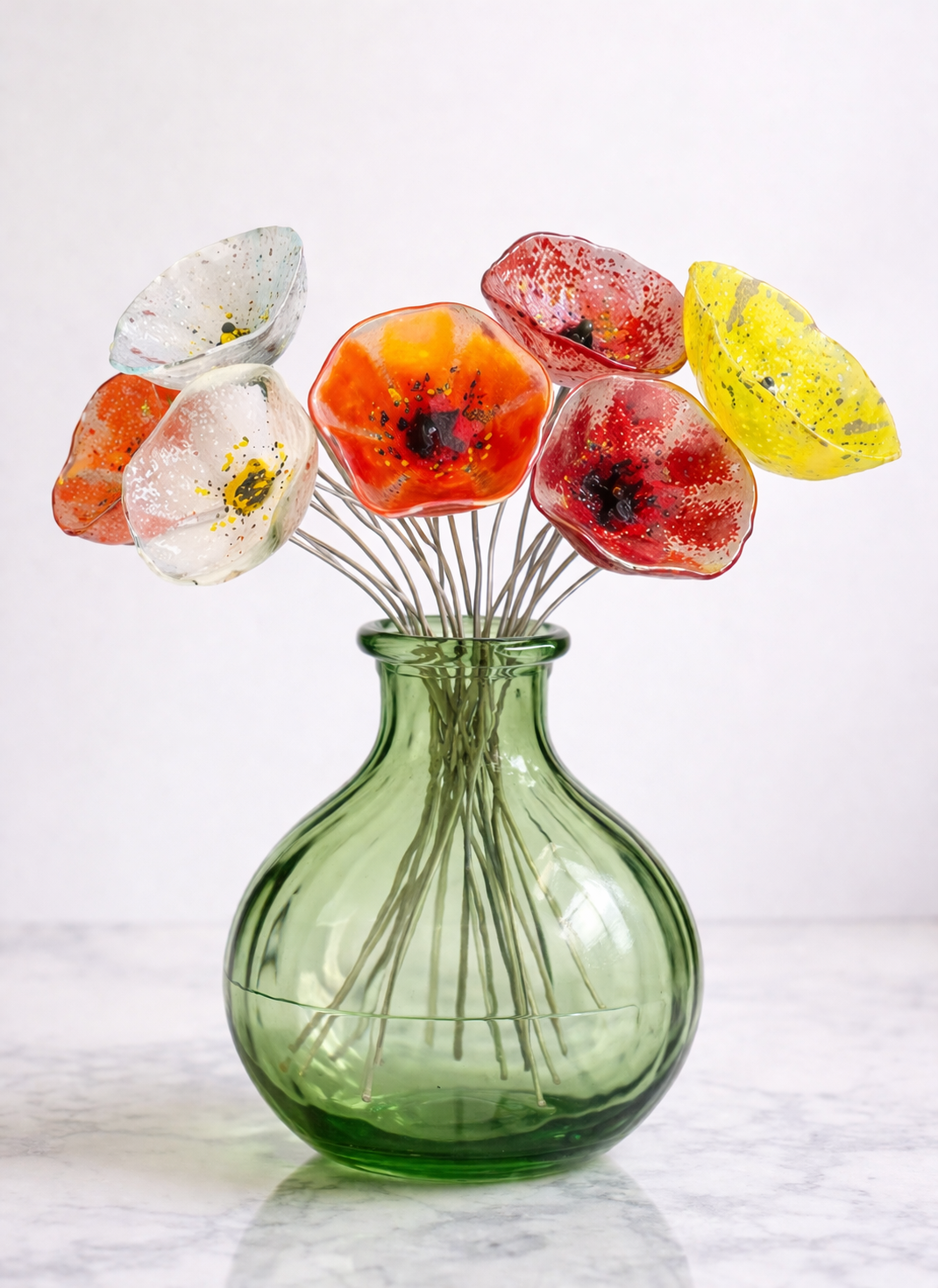 Workshop - Bicester East Community Centre, Make your own bouquet of fused glass flowers - Saturday 25th July 2.30-4.30pm
