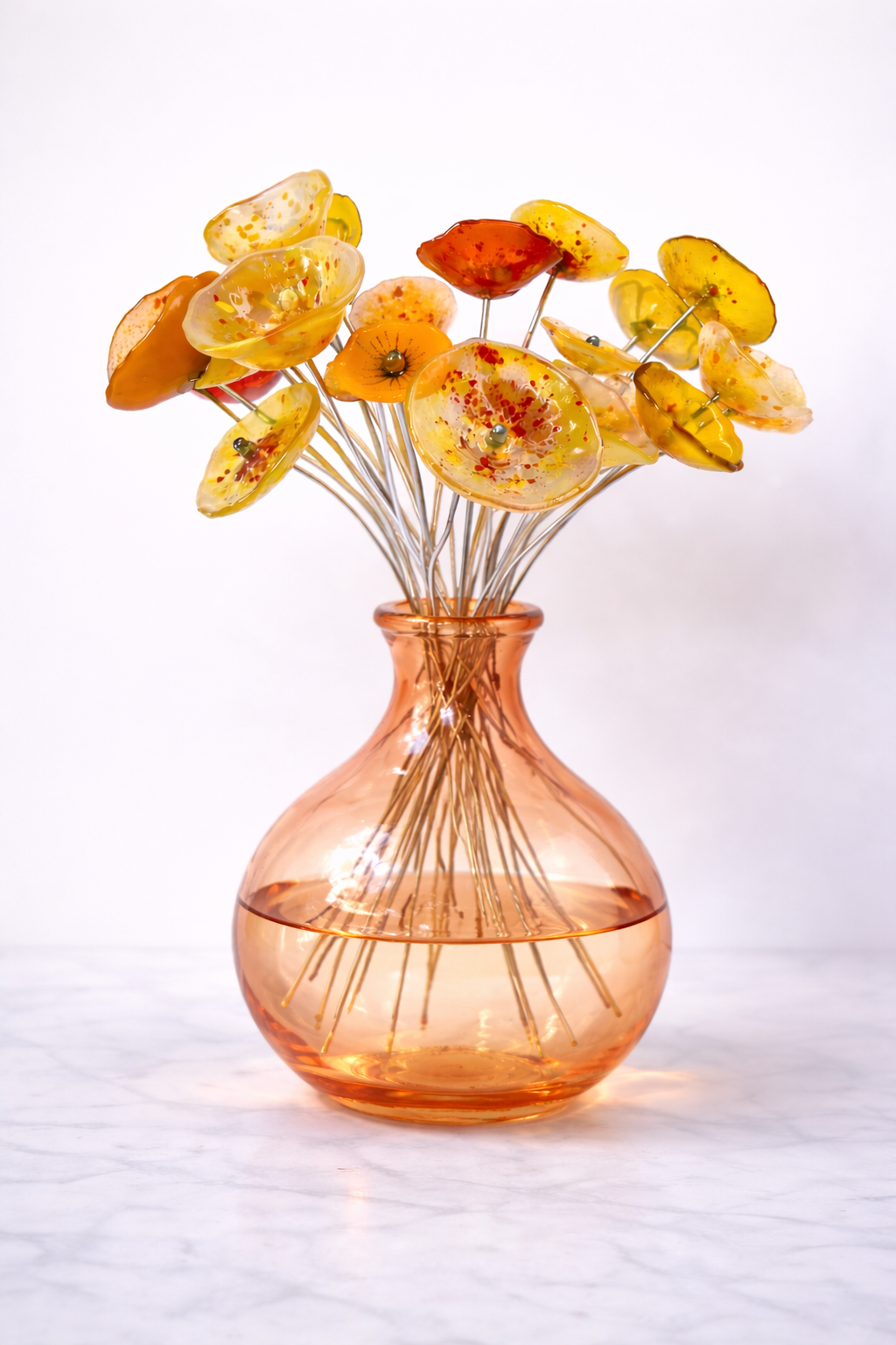 Workshop - Bicester East Community Centre, Make your own bouquet of fused glass flowers - Saturday 25th July 2.30-4.30pm