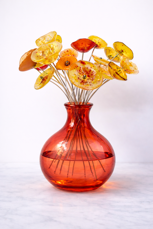 Workshop - Bicester East Community Centre, Make your own bouquet of fused glass flowers - Saturday 25th July 2.30-4.30pm