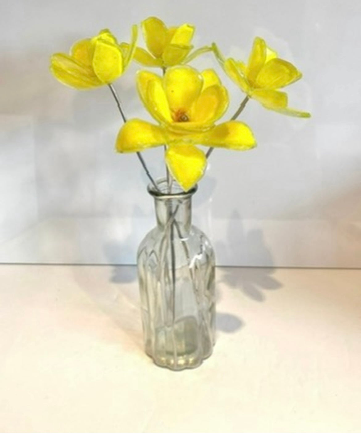 Workshop - Haddenham village hall, Make your own bouquet of fused glass flowers - Saturday 11th July 2.30-4.30pm