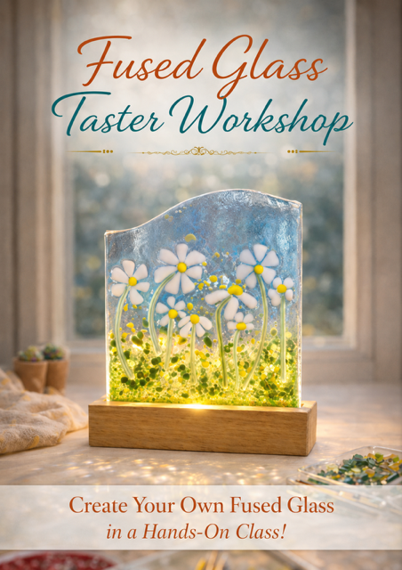 Workshop - Bicester East Community centre - Fused Glass taster workshop - Saturday 27th June 2.30-4.30pm