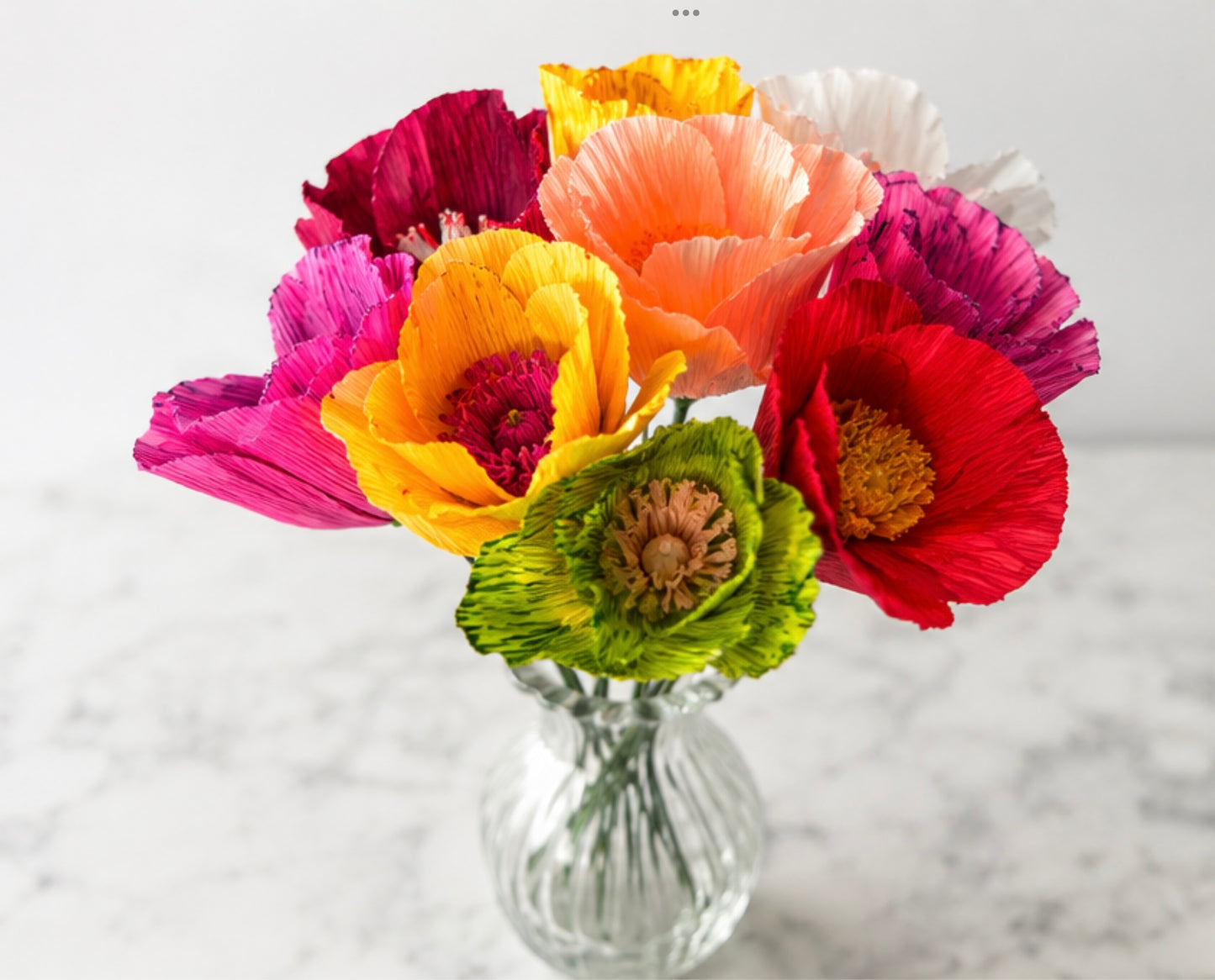 Workshop - Make a bouquet of crepe paper flowers - Haddenham Village Hall, Friday 25th September, 7.00 - 9.30pm10pm