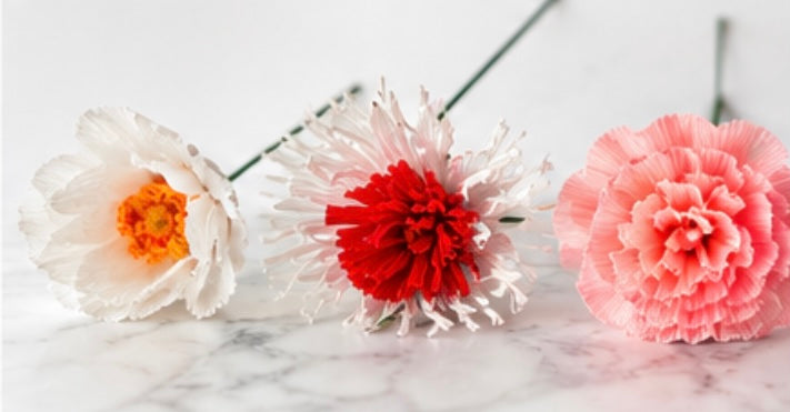 Workshop - Make a bouquet of crepe paper flowers - Haddenham Village Hall, Friday 25th September, 7.00 - 9.30pm10pm