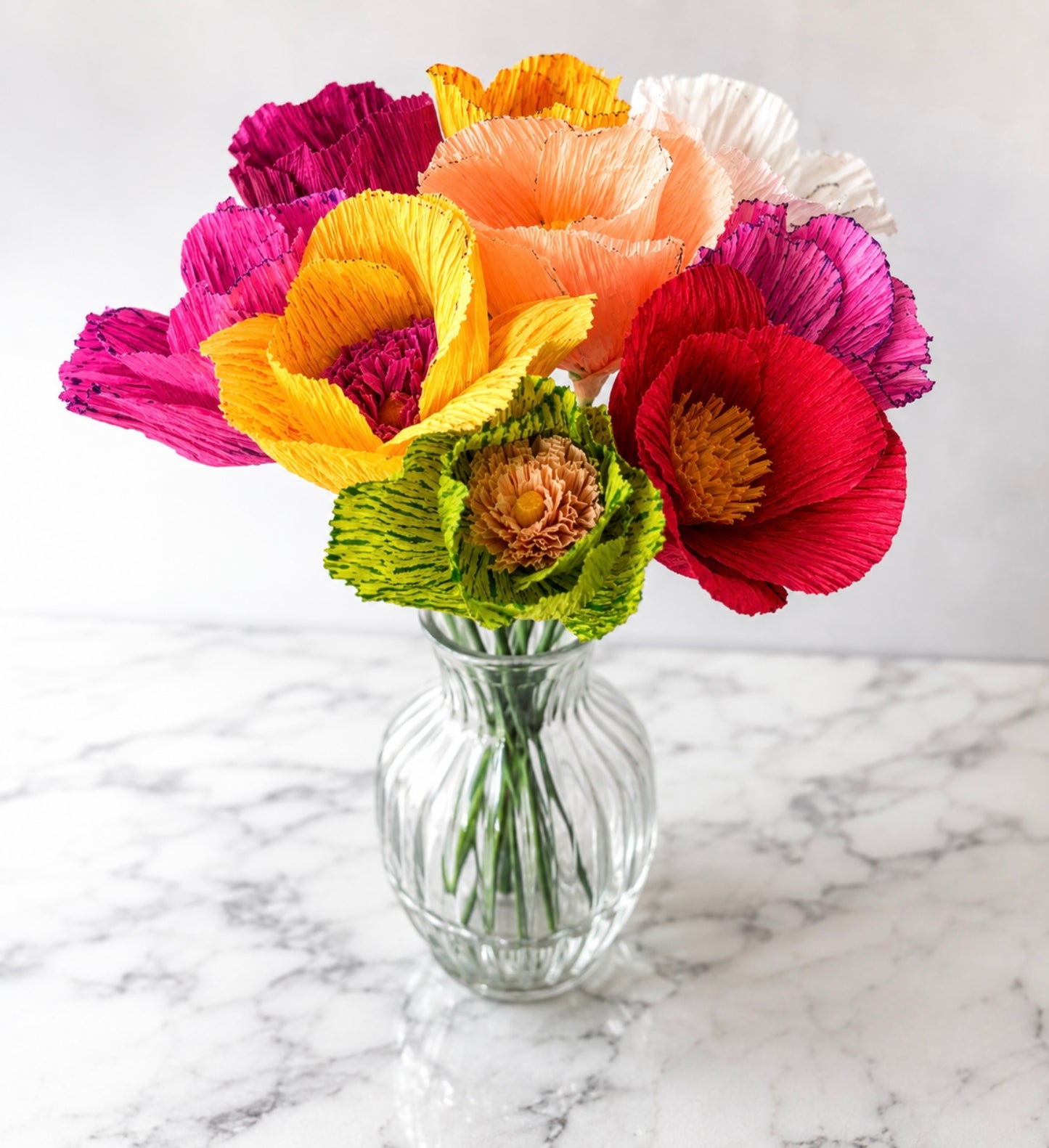Workshop - Make a bouquet of crepe paper flowers - Haddenham Village Hall, Friday 25th September, 7.00 - 9.30pm10pm