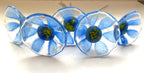 Glass Forget me nots, bouquet of flowers, white flowers, gift for mum