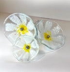 Glass daisies, posy of flowers, white flowers, gift for mum