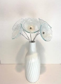 Handmade Fused Glass Flowers