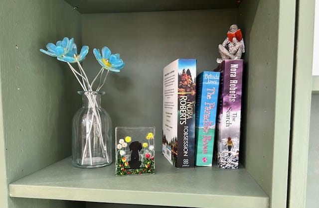 Fused Glass Dog Tealight Holder