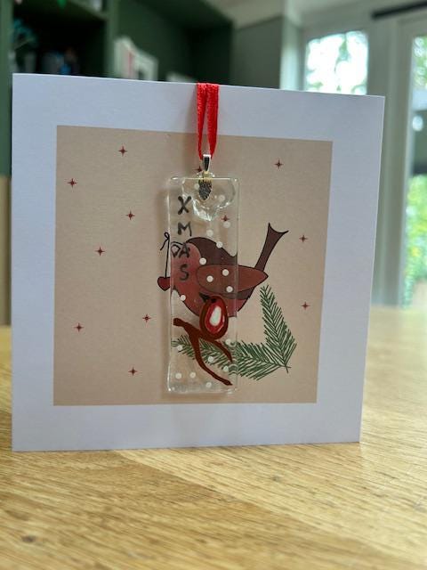 Christmas Robin keepsake card