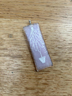 Handmade pink Christmas tree keepsake card