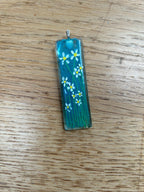 Daisy birthday card with Glass Ornament – A Gift & Greeting in One – Unique Gift for Any Occasion, Personalised Card with Glass Charm