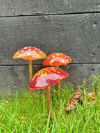 Toadstool Garden Ornament: