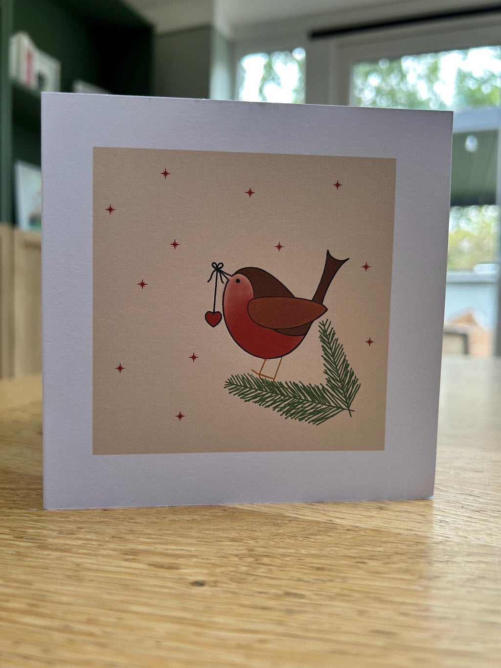 Christmas Robin keepsake card
