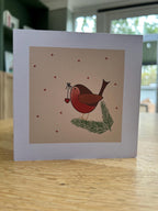 Christmas Robin keepsake card