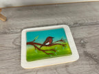 Handmade fused glass mini masterpiece