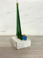 Fused Glass Christmas Tree Ornament