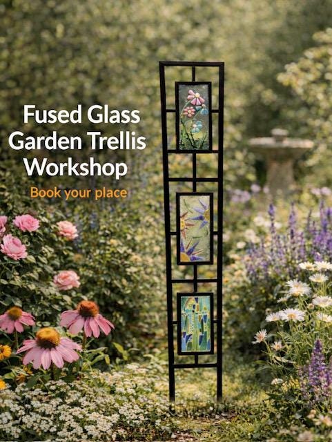 Fused Glass Garden Trellis Workshop - Bicester East Community Centre - 10am - 1pm - Saturday 11th April